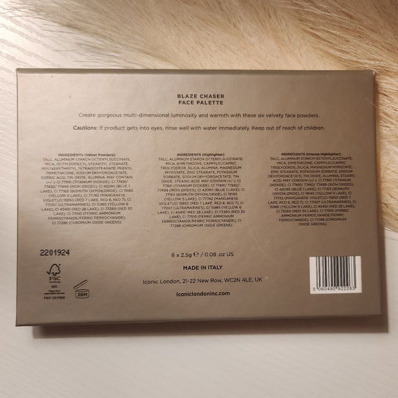 ICONIC LONDON BLAZE CHASER Face Palette - Picture 8 of 8